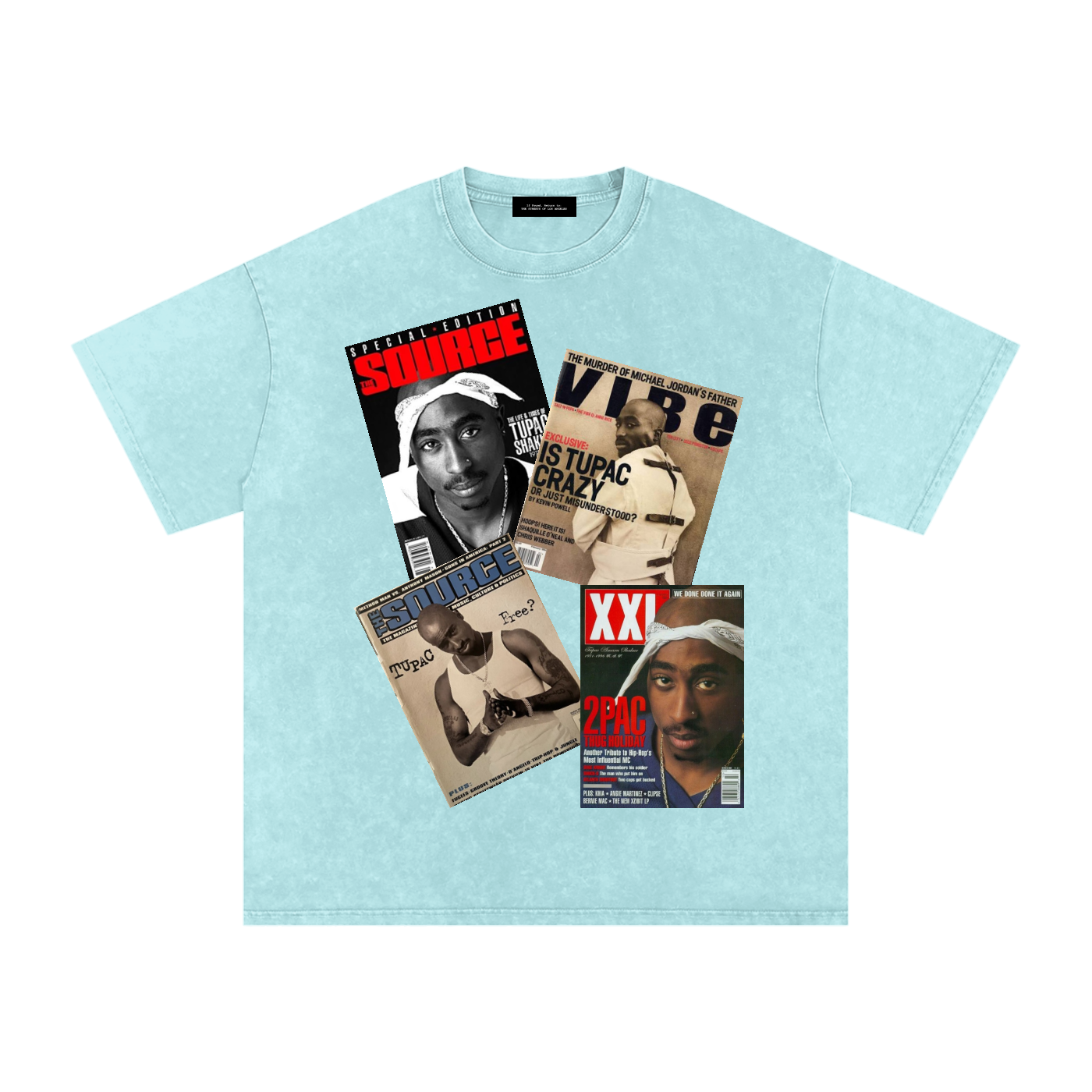 2pac Magazine Cover Oversized T-Shirt
