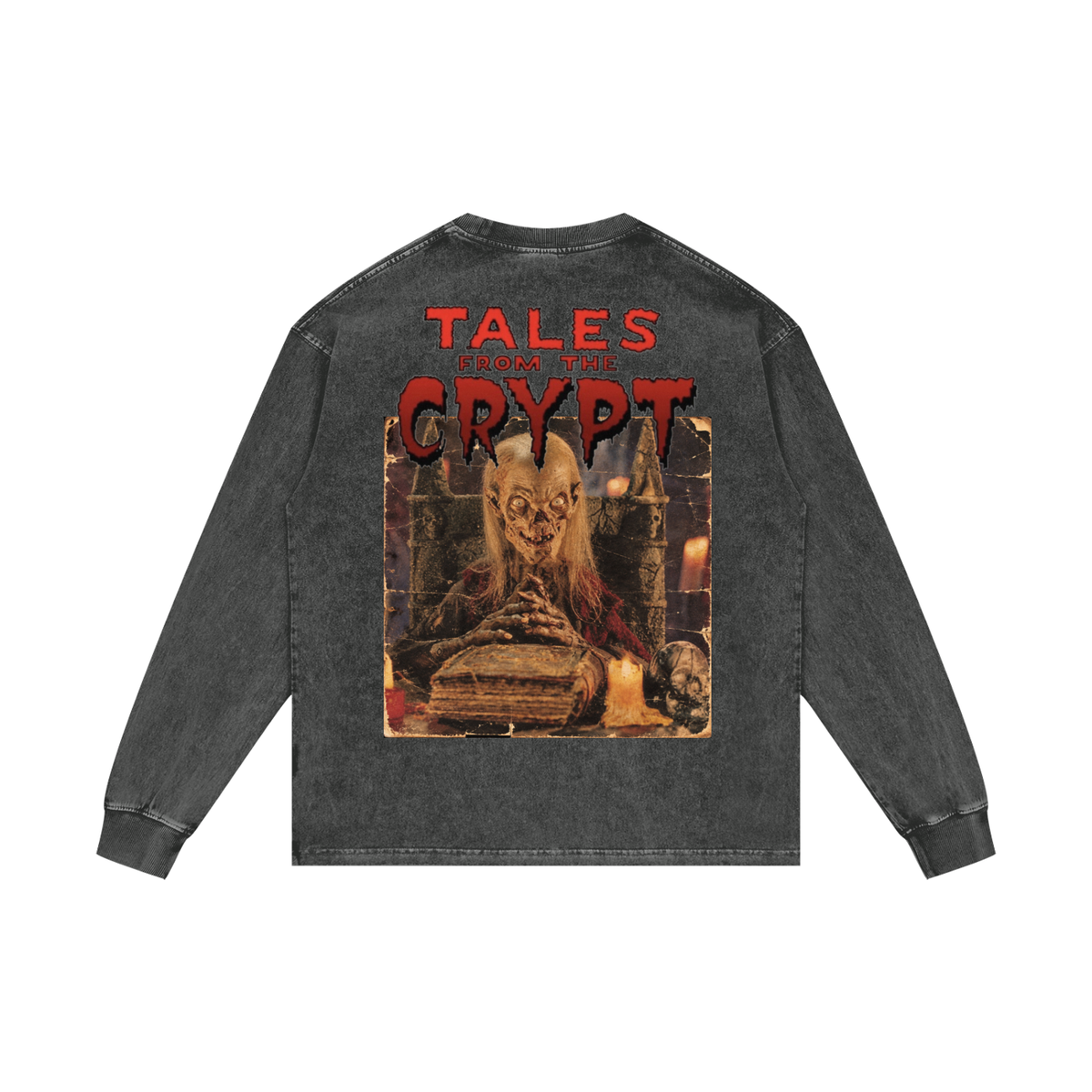 Tales from the Crypt Acid Wash Long Sleeve T-Shirt