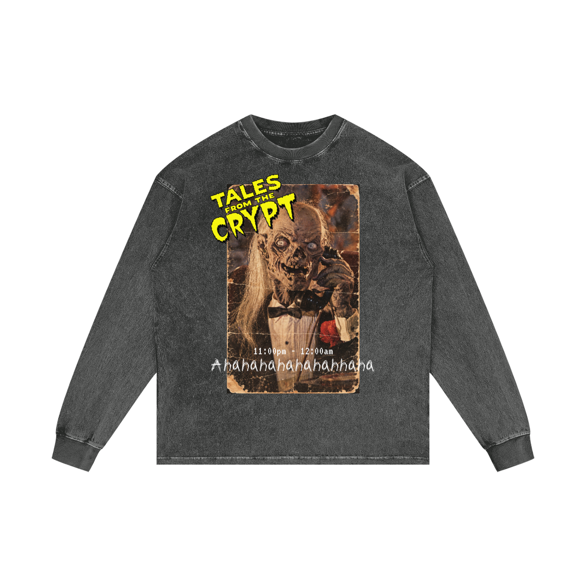Tales from the Crypt Acid Wash Long Sleeve T-Shirt