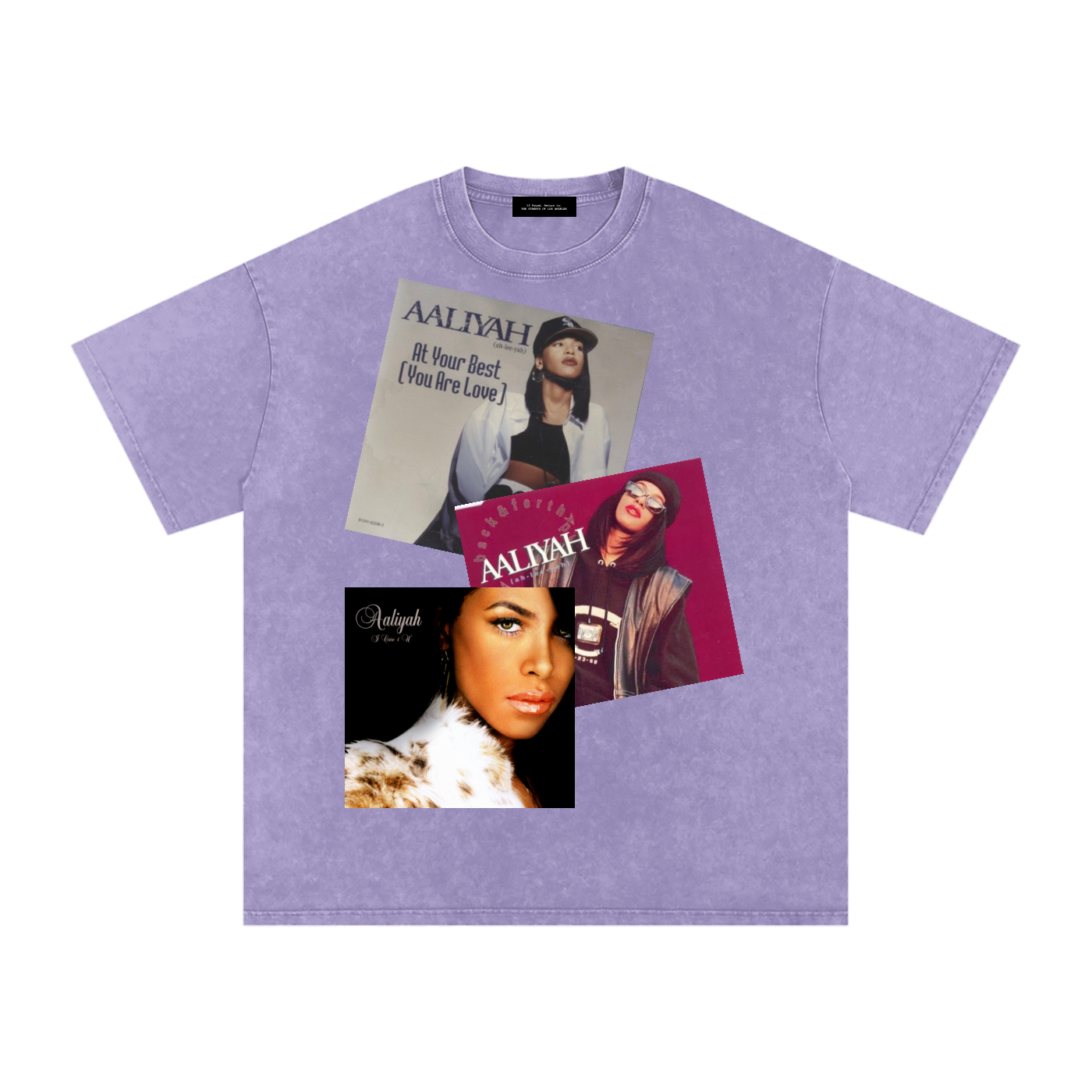 Aaliyah SONG cover vintage Cotton T-Shirt